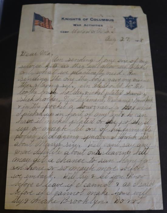 Album of WW1 letters